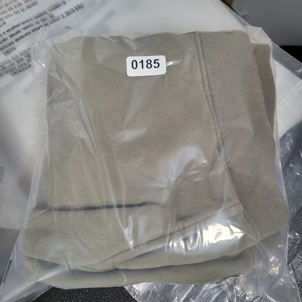 Lands' End Serious Sweats Joggers Womens Size M 10-12 Olive Green Tapered Pants - Picture 11 of 13